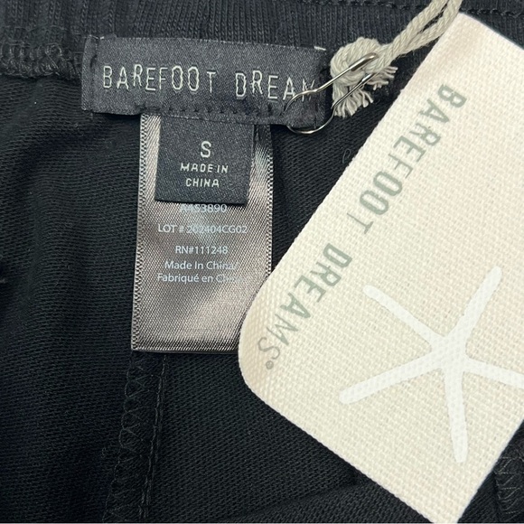 Barefoot Dreams Women’s Black 100% Cotton Sweatpants Size S - Picture 7 of 10